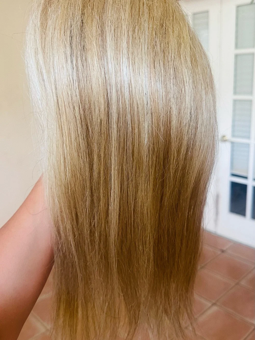 Natural Blonde Hair Wrap - Easy Volume Accent
